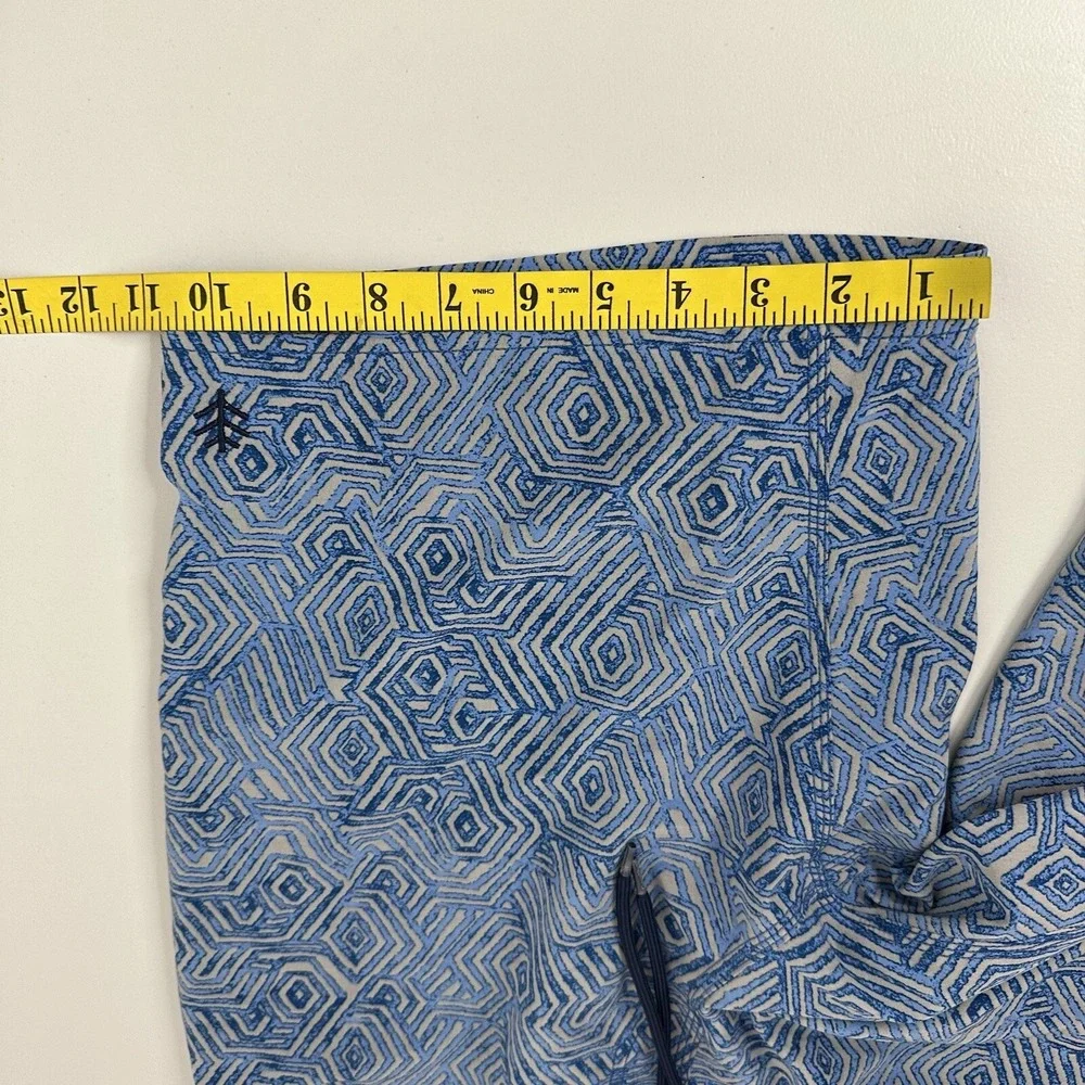 Coolibar Swim Trunks Mens Small Blue‎ Geometric UPF Beach Cruise LINER REMOVED